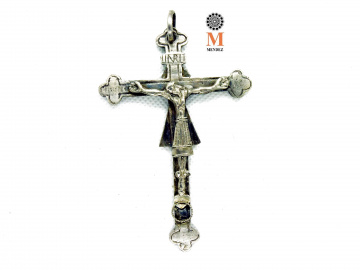 Cruz de Burgos con Pilarica Cruz Cristo de Burgos